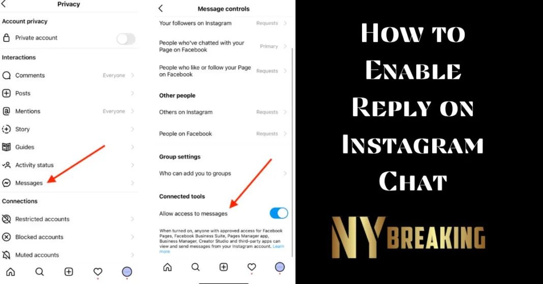 How to Enable Reply on Instagram Chat